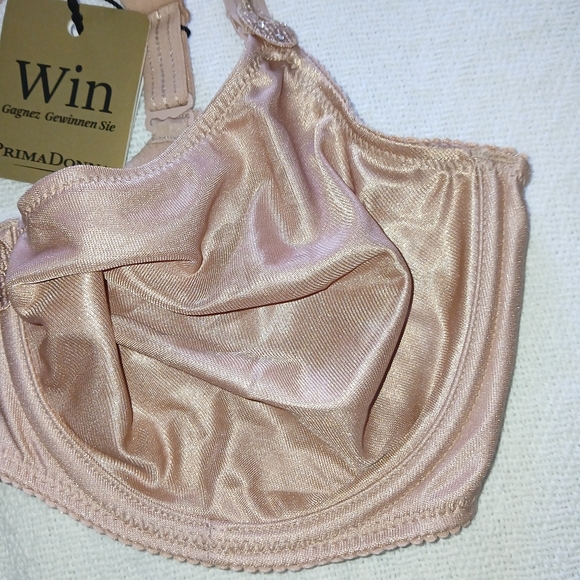 NWT Sz.38D Womens Proma Donna Satin Convertible Bra - Picture 2 of 9